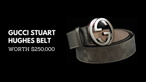 the stuart hughes diamond edition gucci belt|gucci bag most expensive.